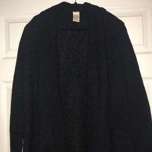 Black cardigan